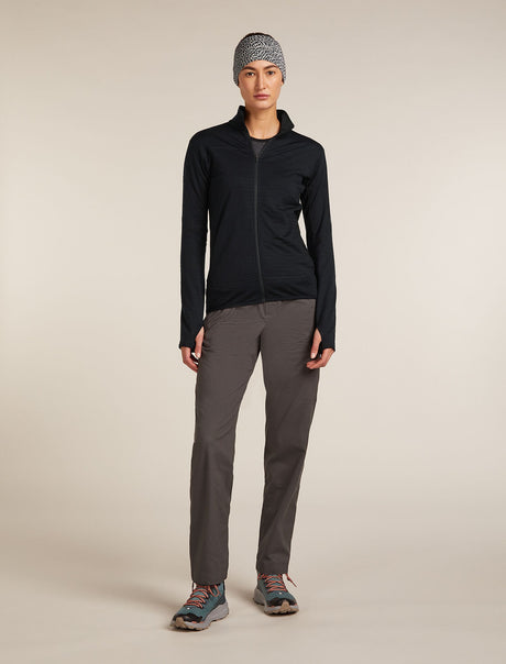 Icebreaker Merino Blend 300 RealFleece™ Descender Long Sleeve Zip Jacket (Women's) Icebreaker