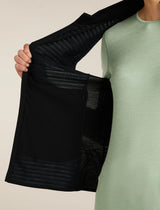 Icebreaker Merino Blend 300 RealFleece Descender Vest (Women's) - Black