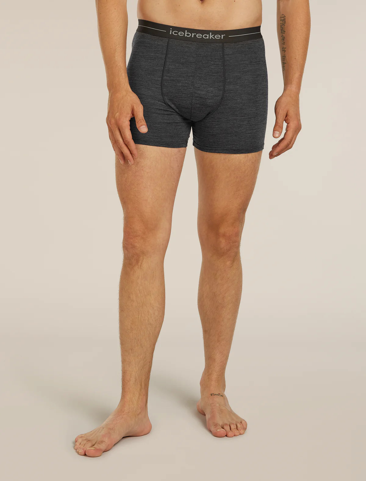 Icebreaker Merino 150 Anatomica Boxers (Men's) - Jet Heather