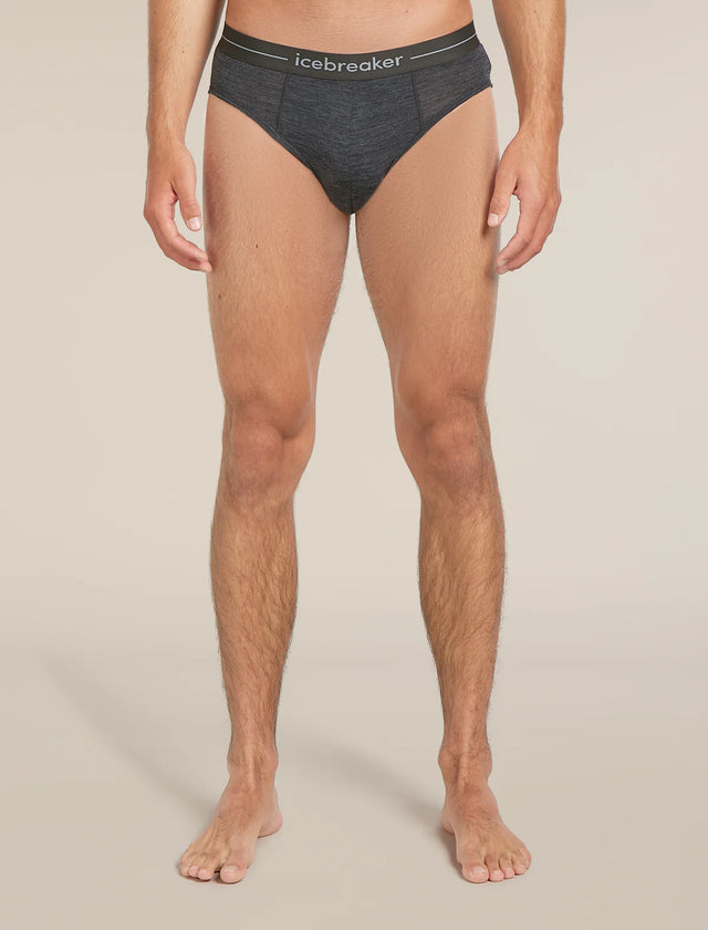 Icebreaker Merino 150 Anatomica Briefs (Men's) - Jet Heather