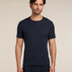  - Icebreaker Merino Anatomica Short Sleeve Crew Neck Tee (Men's) - Midnight Tee