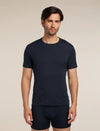  - Icebreaker Merino Anatomica Short Sleeve Crew Neck Tee (Men's) - Midnight Tee