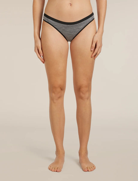  - Icebreaker Merino 150 Siren Bikini (Women's) - Gritstone Heather