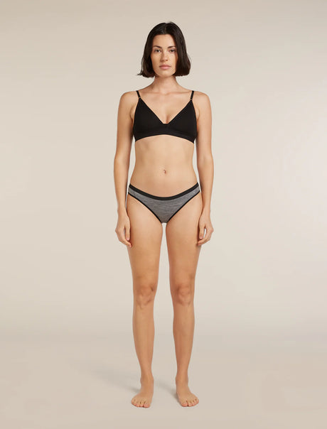 Icebreaker Merino 150 Siren Bikini (Women's) - Gritstone Heather