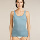 Icebreaker Merino 150 Siren Tank (Women's) - Flint Blue
