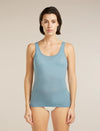Icebreaker Merino 150 Siren Tank (Women's) - Flint Blue