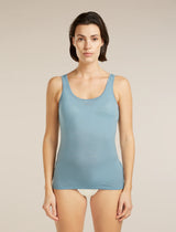 Icebreaker Merino 150 Siren Tank (Women's) - Flint Blue