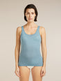 Icebreaker Merino 150 Siren Tank (Women's) - Flint Blue