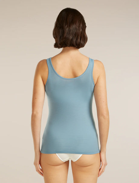 Icebreaker Merino 150 Siren Tank (Women's) - Flint Blue