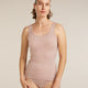 Icebreaker Merino 150 Siren Tank (Women's) - Pink Quartz
