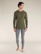 Icebreaker Merino 200 Oasis Long Sleeve Crew Neck Thermal Top (Men's) - Loden