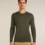 Icebreaker Merino 200 Oasis Long Sleeve Crew Thermal Top (Men's) - Dark Loden