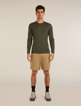 Icebreaker Merino 200 Oasis Long Sleeve Crew Thermal Top (Men's) - Dark Loden