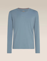 Icebreaker Merino 200 Oasis Long Sleeve Crew Thermal Top (Men's) - Flint Blue