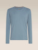 Icebreaker Merino 200 Oasis Long Sleeve Crew Thermal Top (Men's) - Flint Blue