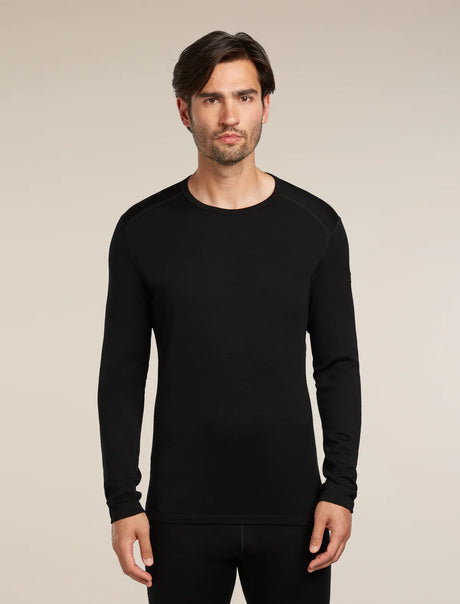 Icebreaker Merino 260 Tech Long Sleeve Crew Neck (Men's) - Black