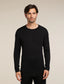 Icebreaker Merino 260 Tech Long Sleeve Crew Neck (Men's) - Black