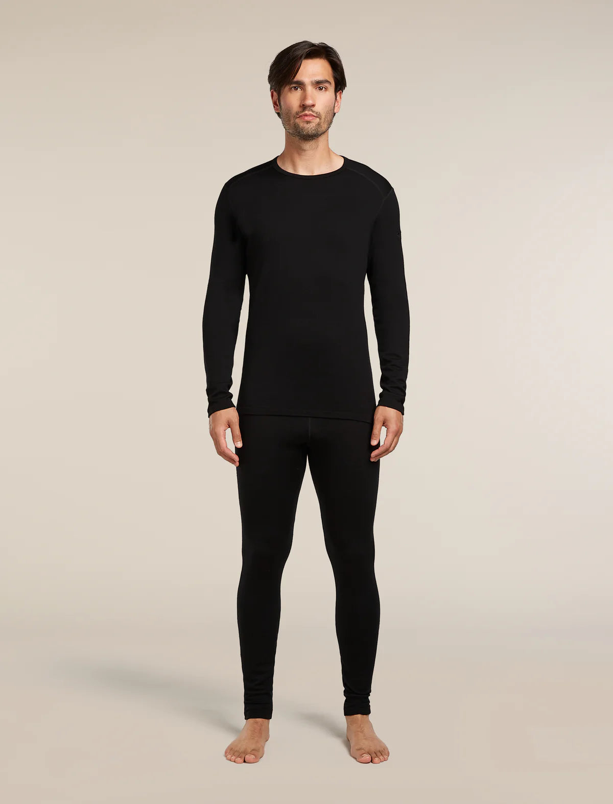 Icebreaker Merino 260 Tech Long Sleeve Crew Neck (Men's) - Black
