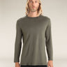 Icebreaker Merino 260 Tech Long Sleeve Crew Neck (Men's) - Loden - Find Your Feet Australia Hobart Launceston Tasmania