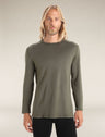 Icebreaker Merino 260 Tech Long Sleeve Crew Neck (Men's) - Loden - Find Your Feet Australia Hobart Launceston Tasmania