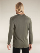 Icebreaker Merino 260 Tech Long Sleeve Crew Neck (Men's) - Loden - Find Your Feet Australia Hobart Launceston Tasmania