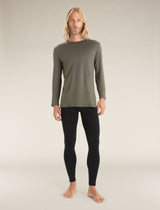 Icebreaker Merino 260 Tech Long Sleeve Crew Neck (Men's) - Loden - Find Your Feet Australia Hobart Launceston Tasmania