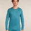 Icebreaker Merino 260 Tech Long Sleeve Crew Neck (Men's) - Topaz - Find Your Feet Australia Hobart Launceston Tasmania