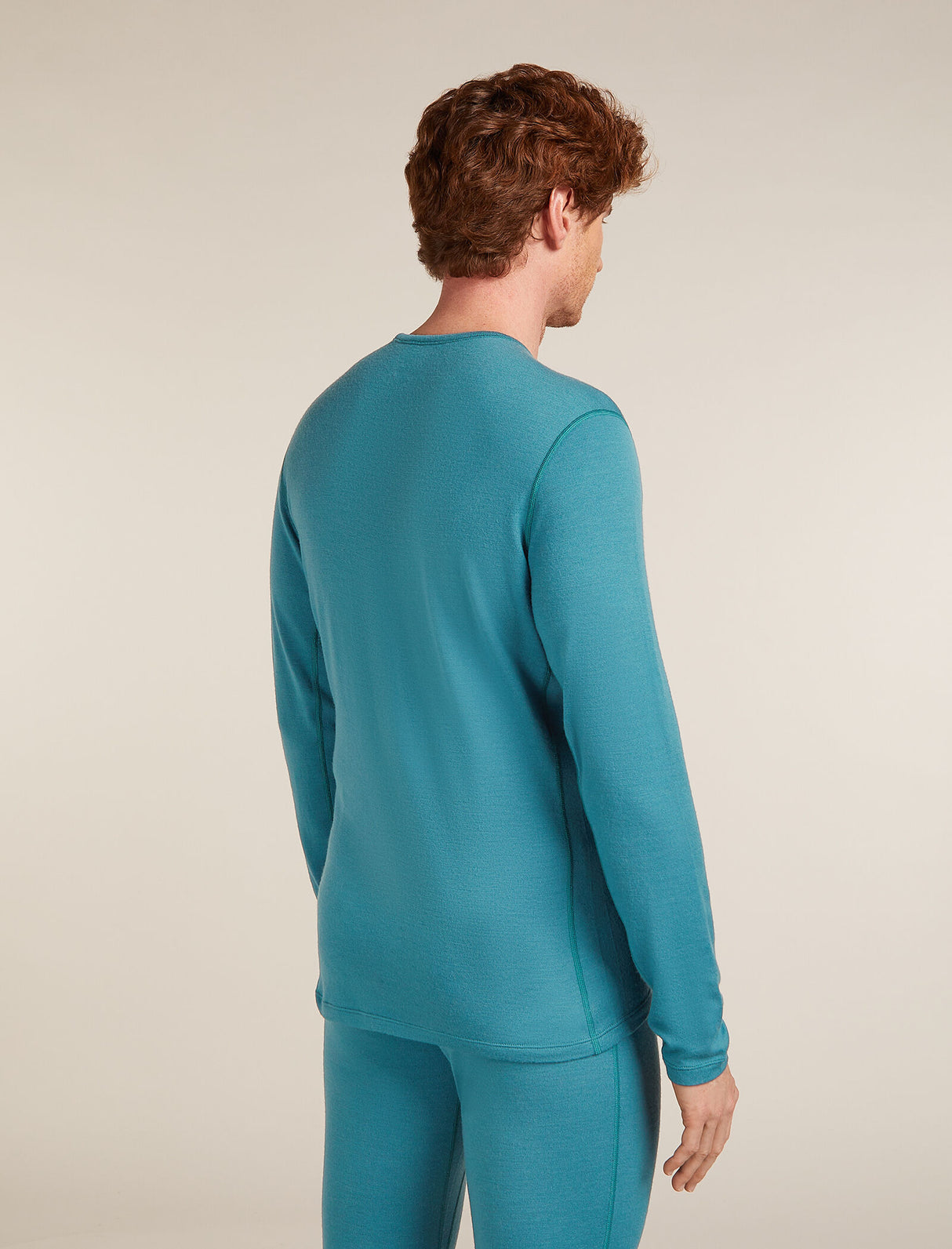 Icebreaker Merino 260 Tech Long Sleeve Crew Neck (Men's) - Topaz - Find Your Feet Australia Hobart Launceston Tasmania