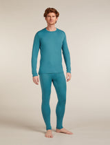 Icebreaker Merino 260 Tech Long Sleeve Crew Neck (Men's) - Topaz - Find Your Feet Australia Hobart Launceston Tasmania