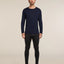 Icebreaker Merino 260 Tech Long Sleeve Crew Neck (Men's) - Midnight Navy