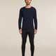 Icebreaker Merino 260 Tech Long Sleeve Crew Neck (Men's) - Midnight Navy