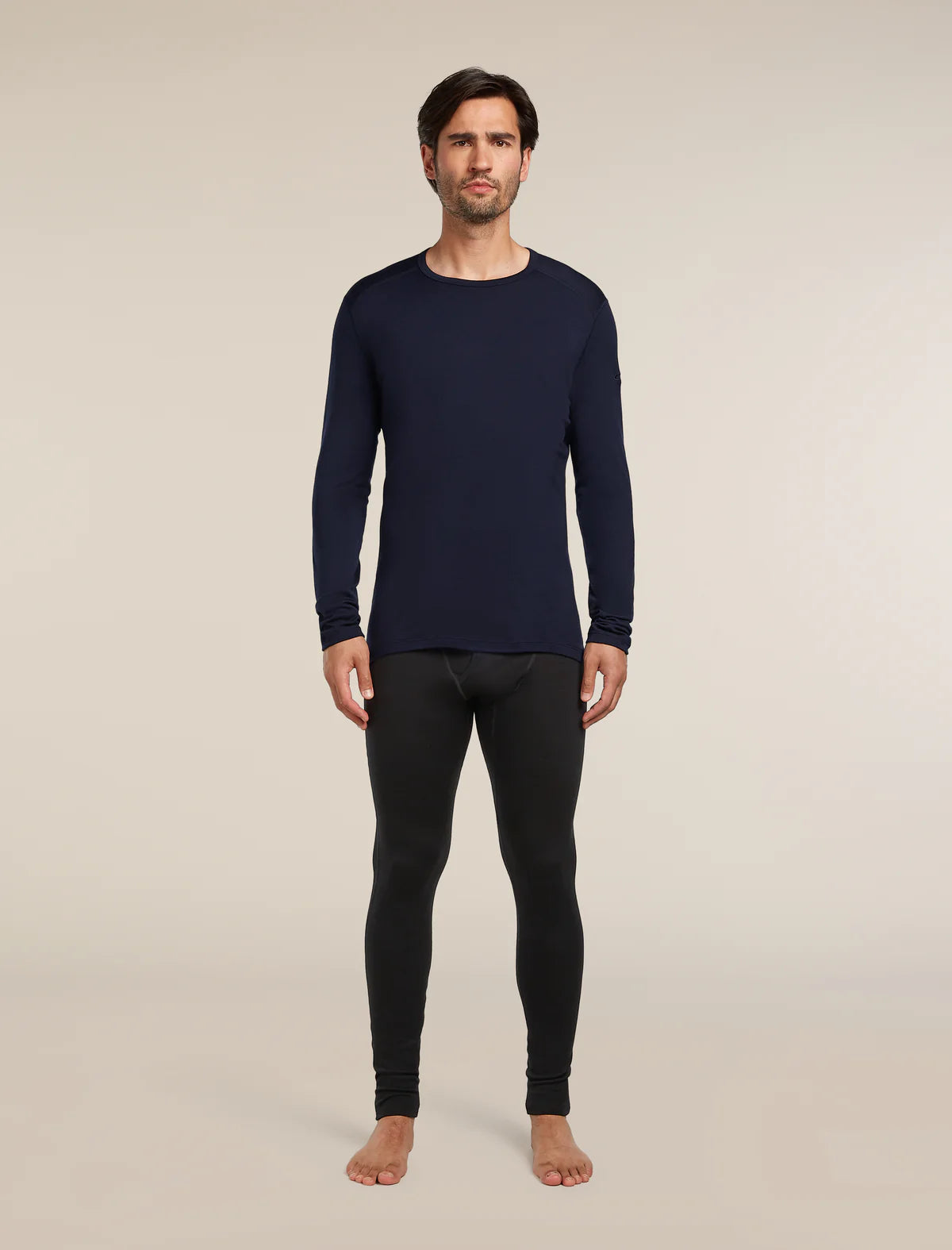 Icebreaker Merino 260 Tech Long Sleeve Crew Neck (Men's) - Midnight Navy