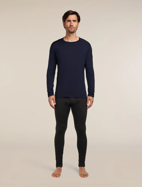Icebreaker Merino 260 Tech Long Sleeve Crew Neck (Men's) - Midnight Navy