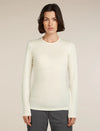 Icebreaker Merino 200 Oasis Long Sleeve Crew Thermal Top (Women's) - Undyed
