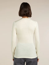Icebreaker Merino 200 Oasis Long Sleeve Crew Thermal Top (Women's) - Undyed