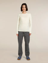 Icebreaker Merino 200 Oasis Long Sleeve Crew Thermal Top (Women's) - Undyed