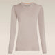 Icebreaker Merino 200 Oasis Long Sleeve Crew Thermal Top (Women's) - Pink Quartz