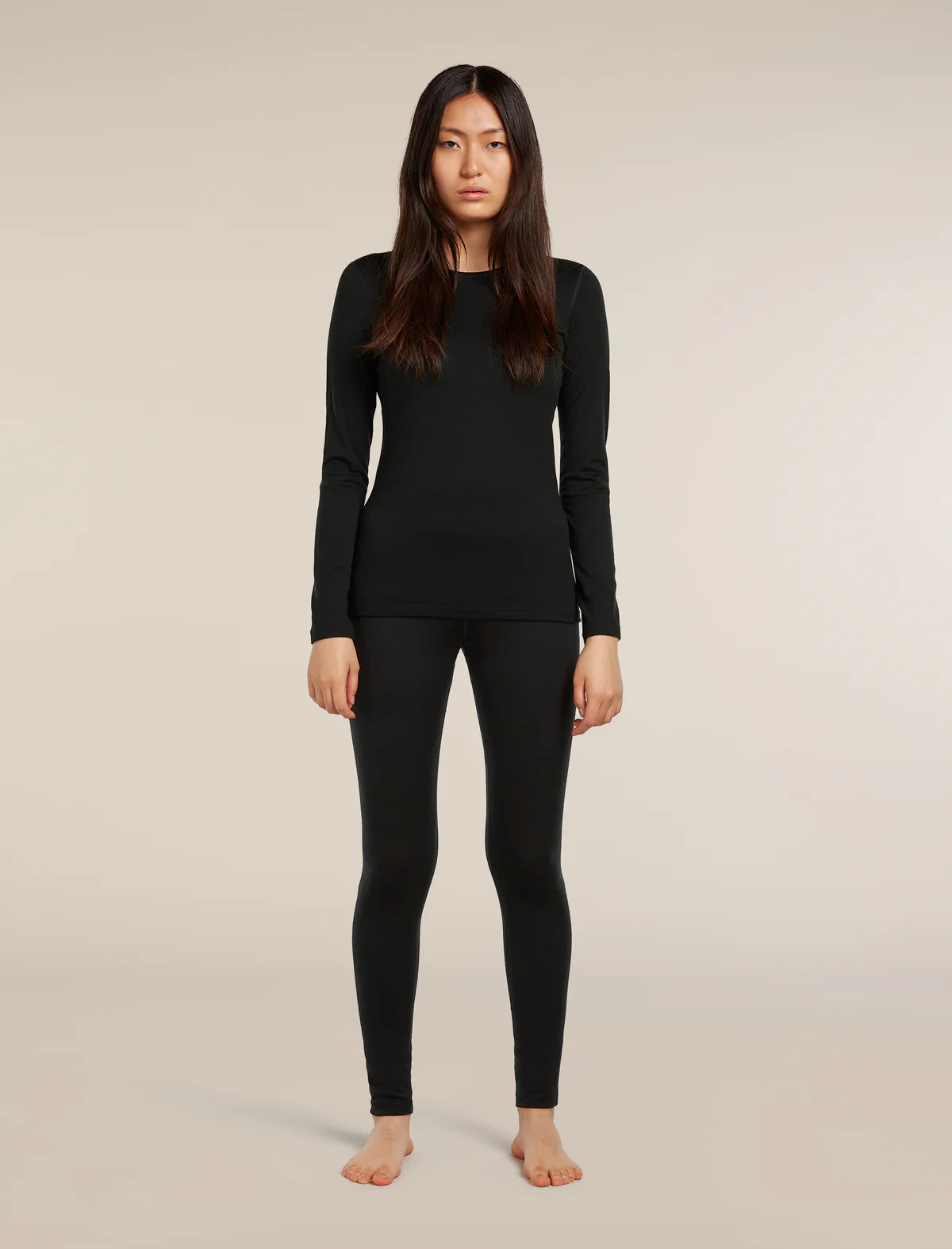 Icebreaker Merino 200 Oasis Leggings (Women's) - Black