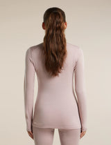  - Icebreaker Merino 260 Oasis Long Sleeve Crew Thermal Top (Women's) - Pink Quartz