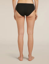 Icebreaker Merino 150 Siren Hipkini (Women's) - Black