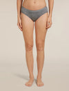 Icebreaker Merino 150 Siren Hipkini (Women's) - Gritstone Heather