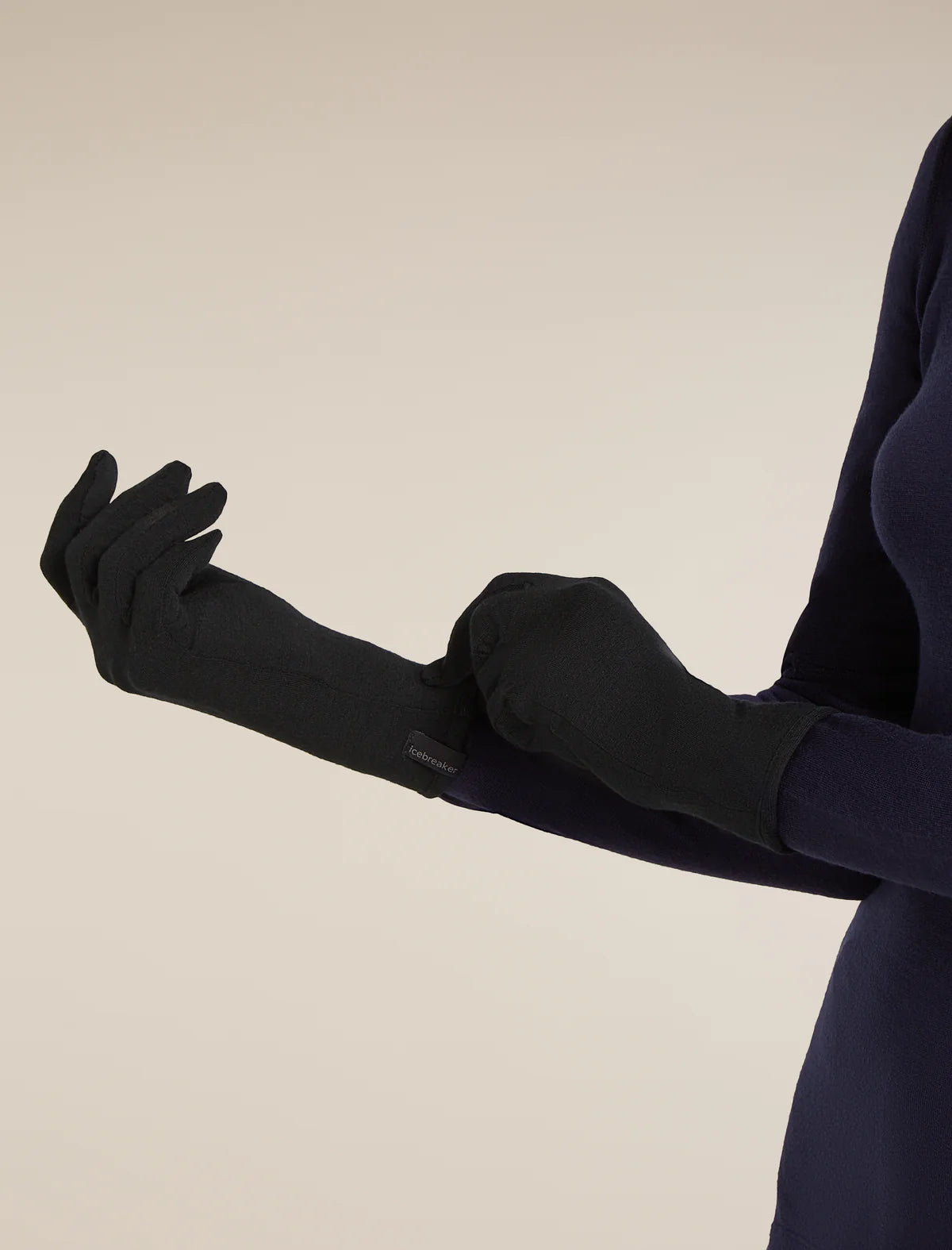 Icebreaker 260 Tech Glove Liners (Unisex) - Black