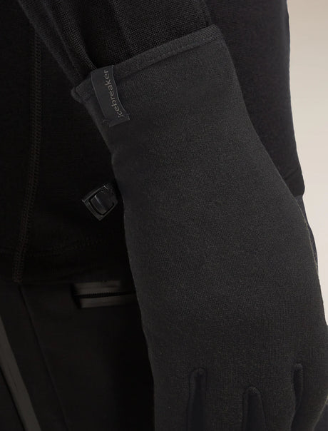 Icebreaker Merino 260 Quantum Gloves (Unisex) - Black