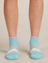 Icebreaker Merino Multisport Light Mini Socks (Women's) - Hydro/Acid Pink/Blush - Find Your Feet Australia Hobart Launceston Tasmania