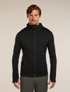 Icebreaker Merino 260 Quantum Long Sleeve Zip Hoodie (Men's) - Black