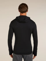 Icebreaker Merino 260 Quantum Long Sleeve Zip Hoodie (Men's) - Black