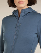 Icebreaker Merino 260 Quantum Long Sleeve Zip Hoodie (Women's) - Dawn