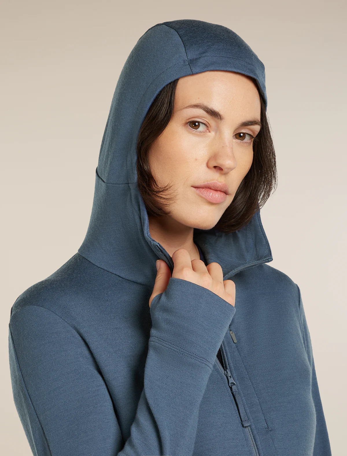 Icebreaker Merino 260 Quantum Long Sleeve Zip Hoodie (Women's) - Dawn