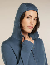 Icebreaker Merino 260 Quantum Long Sleeve Zip Hoodie (Women's) - Dawn