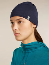 Icebreaker Merino 200 Pocket Hat (Unisex) - Dark Loden/Midnight Navy